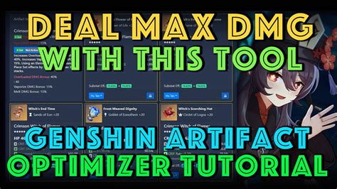 genshin impact calculator|Genshin Optimizer.